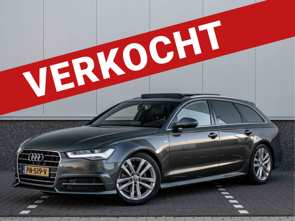 2017 Audi A6 Avant 1.8 TFSI | S line | Pano | Climate control | Navi | LED | Cruise Control | Sportonderstel |